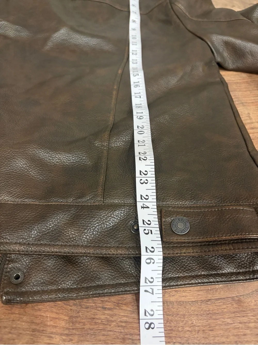 Levi's Brown men’s leather Sherpa Collar Jacket M NWOT